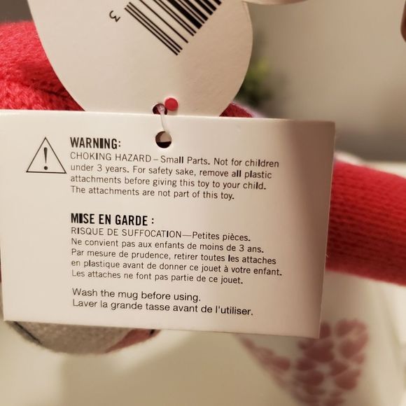 🌺 3/$25 Sock Monkey in mug with heart design 💕 - Picture 14 of 16